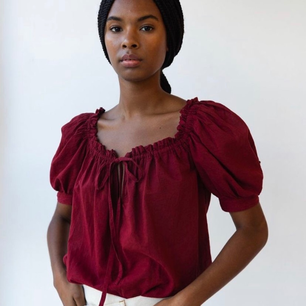 Caron Callahan Elaina Top - Red - Size L